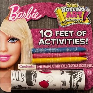 💞 New Barbie 10 Foot Activity & Art Roll